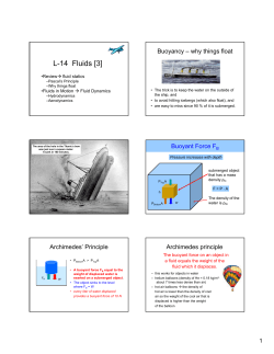 L-14 Fluids [3] - University of Iowa Physics