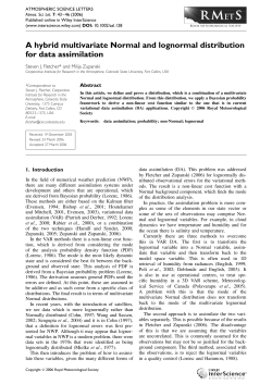 A hybrid multivariate Normal and lognormal distribution for data