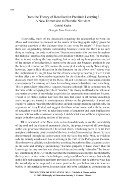 this PDF file - College of Education Journals