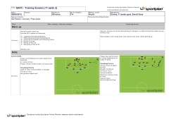 BAFC - Training Session (11 aside 2)
