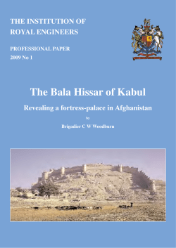 The Bala Hissar of Kabul