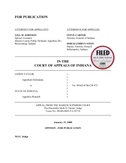 Ledon Taylor v. State of Indiana
