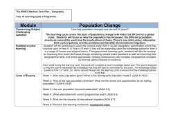 Module Population Change