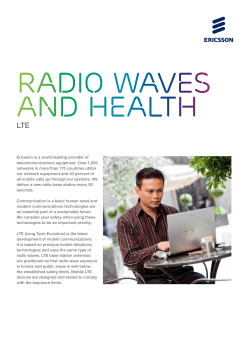 Radio waves and health - Ericsson (www.ericsson.com)