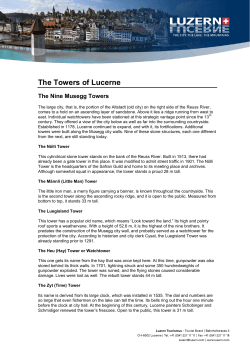 The Towers of Lucerne