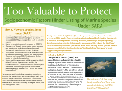 Too Valuable to Protect: Socioeconomic Factors Hinder Listing of