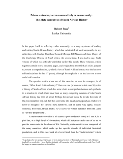 Prison sentences, to run consecutively or concurrently: The Meta