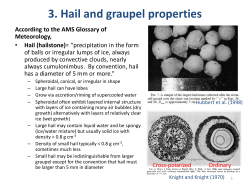 3. Hail and graupel properties