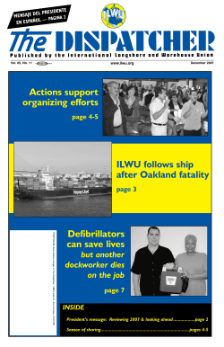 Dec., 2007 - ILWU Archive