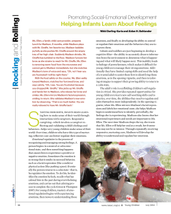 Helping Infants Learn About Feelings