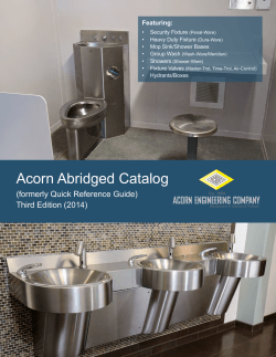 Acorn Abridged Catalog