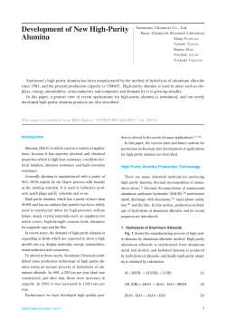 Development of New High