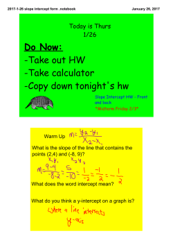 2017-1-26 slope intercept form .notebook