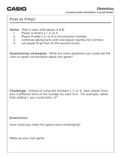 Elementary - Casio Education