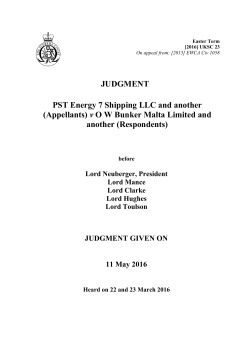 PST Energy 7 Shipping LLC and another