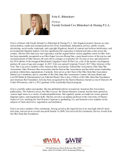 Erin E. Rhinehart - Ohio Women`s Bar Association