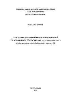 O PROGRAMA BOLSA FAM&Iacute;LIA NO ENFRENTAMENTO &Agrave;
