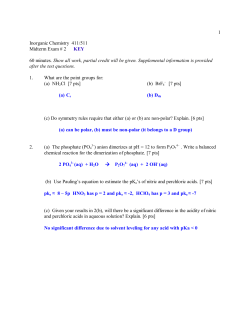 Inorganic Chemistry 411/511