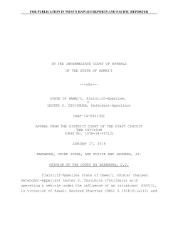 ADA - Hawaii State Judiciary