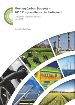Executive Summary - Committee on Climate Change