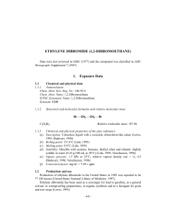 ETHYLENE DIBROMIDE (1,2-DIBROMOETHANE)