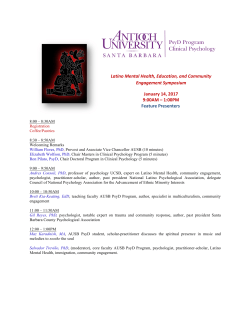 Latino Mental Health, Education, and