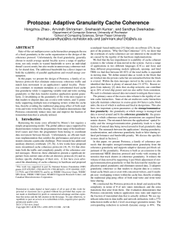 Protozoa: Adaptive Granularity Cache Coherence