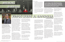 Breaking Barriers: Judge Lynne A. Battaglia