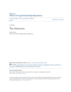 The Anticanon - NELLCO Legal Scholarship Repository
