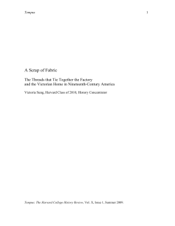 A Scrap of Fabric - Harvard Computer Society