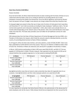 State Owes Dentists $160 Million