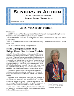 Seniors in Action - Cherokee County Senior