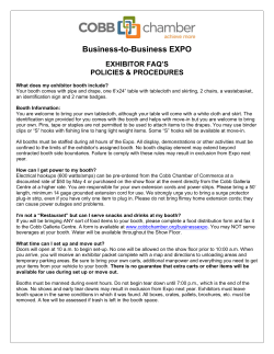 Policies and Procedures - Cobb Chamber of Commerce