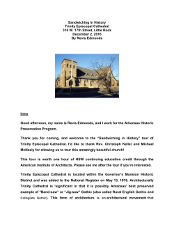 Sandwiching In History-Trinity Episcopal Cathedral