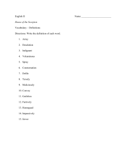 English II Name - Kenton County Schools