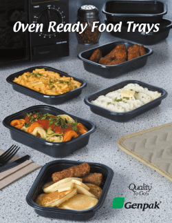 Oven Ready Food Trays