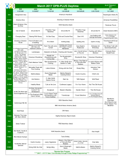 March 2017 OPB-PLUS Daytime