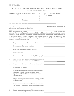 Guilty Plea Colloquy