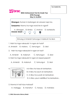 BRAC_MTB-Tausog - BEAM-ARMM