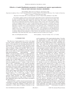 Effective t-J model Hamiltonian parameters of monolayered cuprate