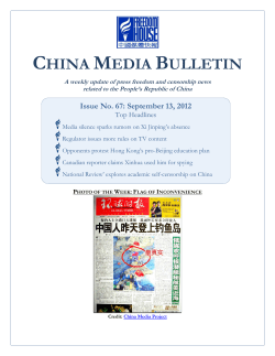 china media bulletin