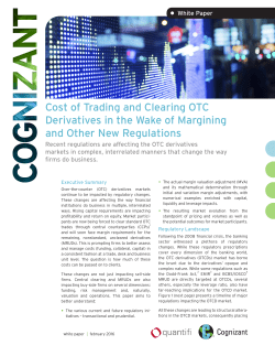 Cost of Trading and Clearing OTC Derivatives in the