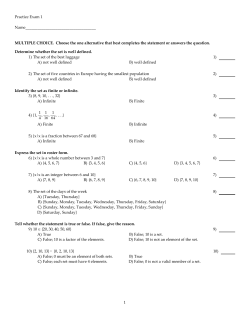 Practice Exam 1 - MDC Faculty Web Pages