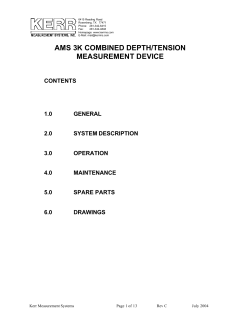 ams 3k combined depth/tension measurement device