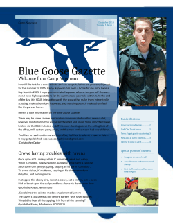 Blue Goose Gazette