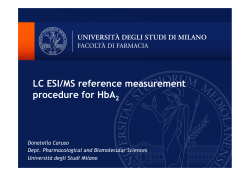 LC ESI/MS reference measurement procedure for HbA