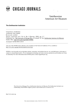 Connective Aesthetics