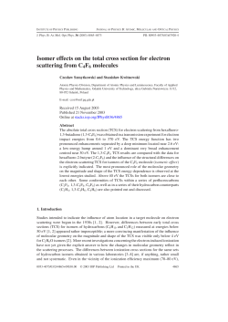 Isomer effects on the total cross section for electron scattering from