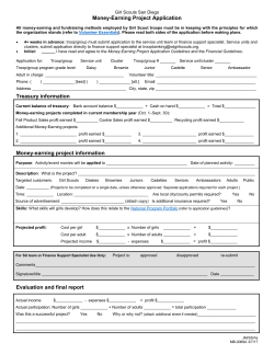 Money-Earning Project Application