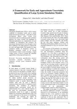 A Framework for Early and Approximate Uncertainty Quantification